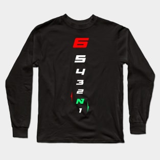 Gears 1 Down 5 Up Long Sleeve T-Shirt